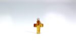 Amber pendant cross shape, small - Image 3