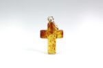 Gintarinis pakabukas kryželis