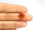 Amber pendant cross shape, small - Image 2