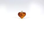 Gintarinis pakabukas širdelė, maža - Image 4