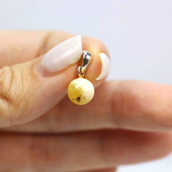 Gintarinis pakabukas burbuliukas