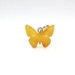 Gintarinis pakabukas drugelis