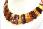 Natural Baltic amber luxury bib necklace - Image 5