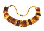 Natural Baltic amber luxury bib necklace - Image 2