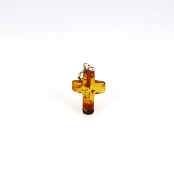 Gintarinis pakabukas kryželis