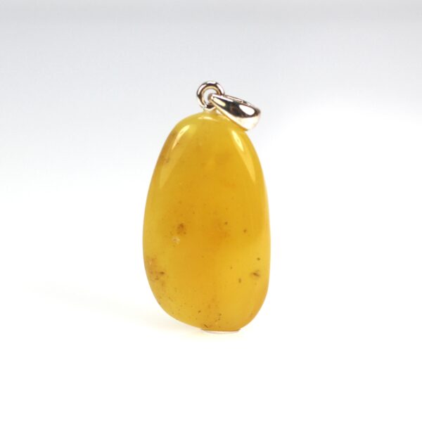 Gintarinis pakabukas geltono gintaro lašelis