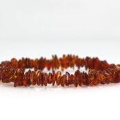 Neapdirbto gintaro apyrankė