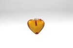 Gintarinis pakabukas širdelė