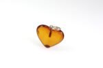 Gintarinis pakabukas širdelė