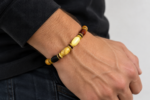 Luxury amber men's (unisex) bracelet - Image 2