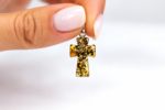 Amber pendant cross shape - Image 5