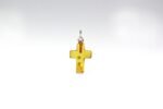 Amber pendant cross shape, small - Image 5