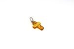 Amber pendant cross shape, small - Image 3