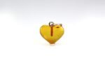 Amber pendant heart shape, small - Image 3