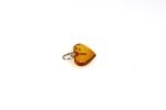 Amber pendant heart shape, small - Image 6