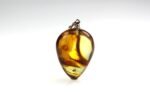 Amber pendant with small DIPTERA insect inclusion - Image 3