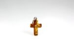 Amber pendant cross shape, small - Image 3