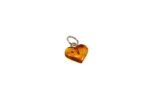 Amber pendant heart shape, small - Image 4
