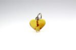 Gintarinis pakabukas širdelė